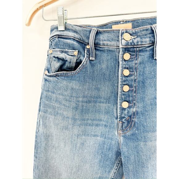 MOTHER Jeans The Pixie Tomcat Crop Jean Not Cut & Pasted 28 - Picture 7 of 7